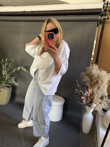 Tričko/Mikina Destroy-bielá