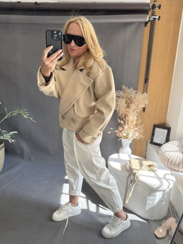 Kabátek Adéla-béžové