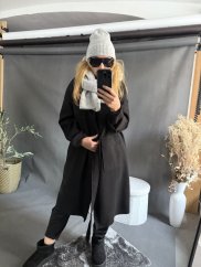 Set šál a čiapka-grey