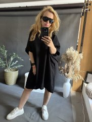 Šaty Letné Oversize čierné