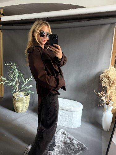 Kabátik Adela s opaskom