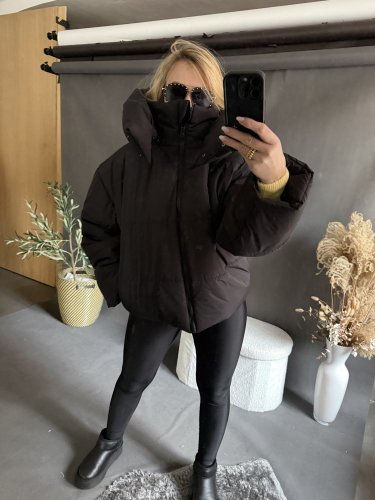 Bunda zimní premium krátká-černá