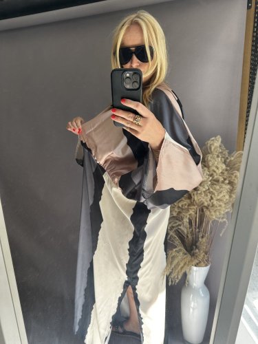 Šaty So Look-čierno-béžovej