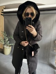 Bunda/Parka Sissi-Obojstranná-black