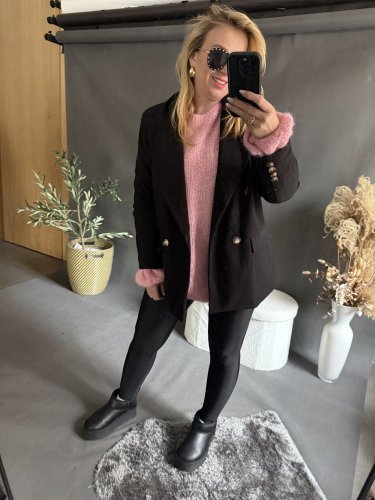 Sako Oversize zateplené černé