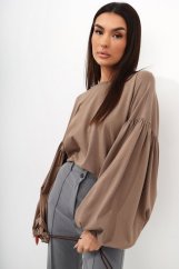 Bluza -Made for me-hnědá