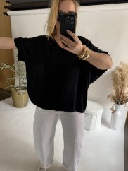 Bluza Liame-UNI SIZE na XS-XL-černá