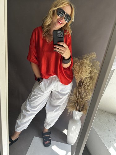 Nohavice Espagnol-bielé