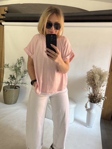 Tričko Moonlight-světle růžová