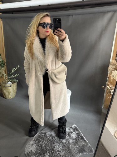 Kabát ICI-krémový