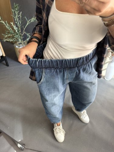 Džínové kalhoty sun PLUS SIZE-modré