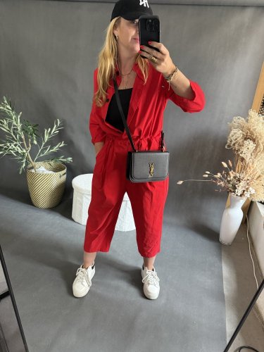 Overal Angel-UNI SIZE-čiervený