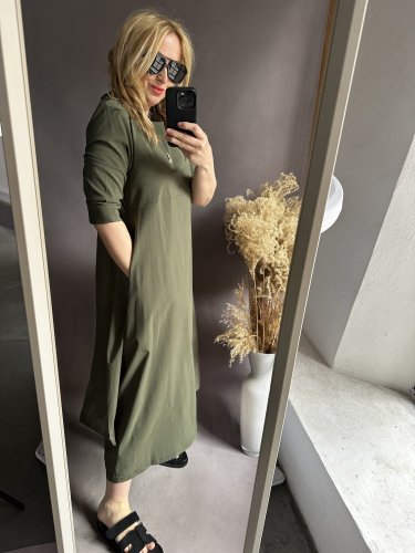 Šaty Alison-Khaki