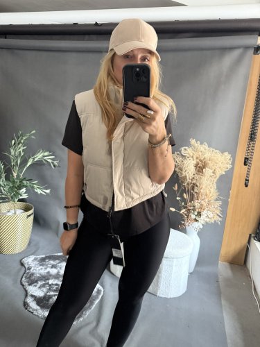 Vesta Crop S/M a L/XL-béžová