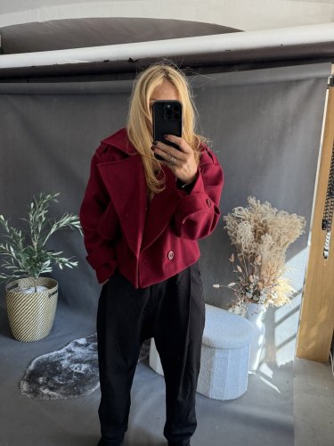 Kabátek Adéla-vínová