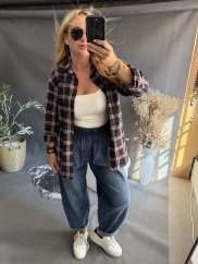 Džínové kalhoty sun PLUS SIZE-modré