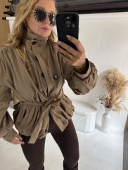 Trenchcoat řasený