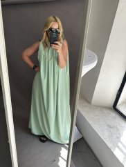 Šaty Léto-oversize-mint