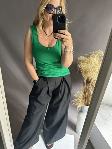 Tielko-široká ramienka-zeloné