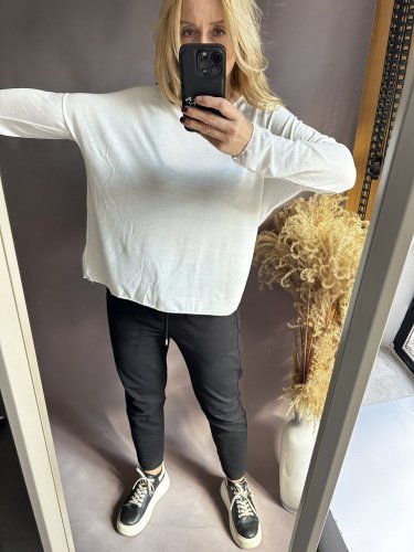 Svetřík tenký dl.rukáv Italy-bílý