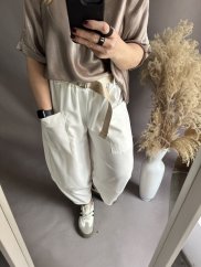 Kalhoty Aladin-bílé