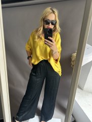 Bluza Liame-UNI SIZE na XS-XL-žlutá
