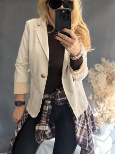 Sako Luisa velur-béžová