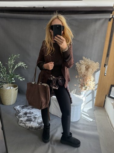 Sako Luisa velúr-hnedá