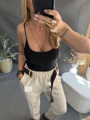 Tielko tenké ramienko-čierné