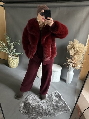 Set svetrový GUSTO-bordeaux