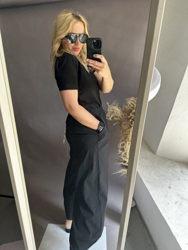 Nohavice široký strih SUN-UNI veľkosť-čierna