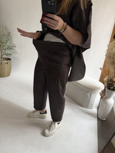 Nohavice Sun s tmavým zadným vreckom