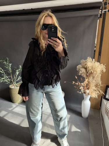 košeľa Leni-čierná