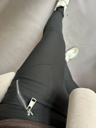 Kalhoty ala freddy se zipy S- XL-černé