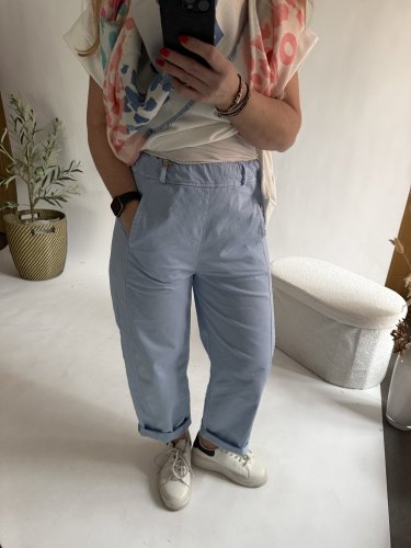 Nohavice Luisa Baloon-modré