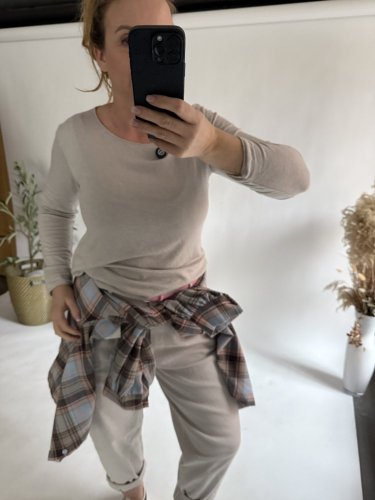 Sveter ľahký Diana-beige