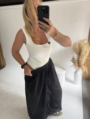 Body široké ramienka-bielá
