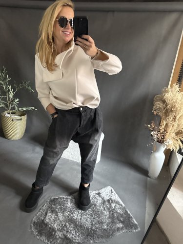 Džíny Sun nasrávací-černé