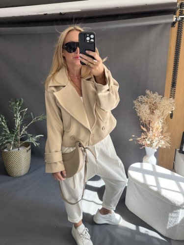 Kabátek Adéla-béžové