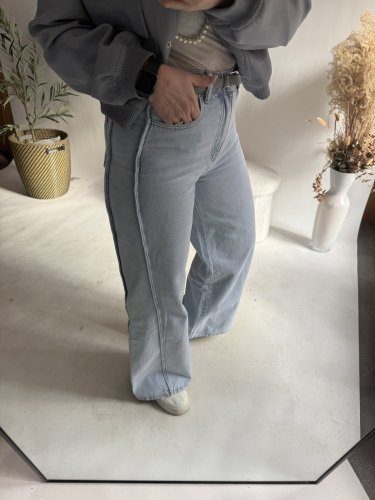 Džínsy Vanilla-modré