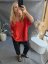 Bluza Liame-UNI SIZE na XS-XL-čiervená