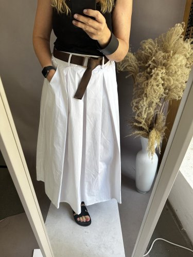 Sukňa Geneve-bielá