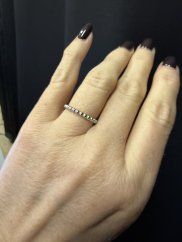 Prsteň strieborný stainless steel veľkosť 6