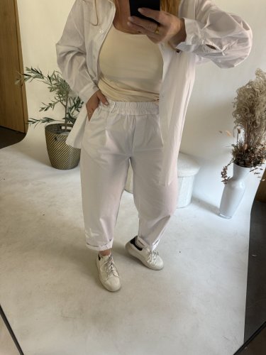 Nohavice Nest-bielá