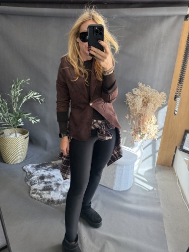 Sako Luisa velúr-hnedá