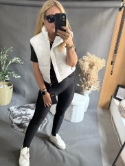 Vesta Crop  S/M a L/XL-bielá