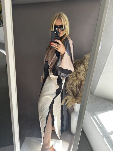 Šaty So Look-čierno-béžovej