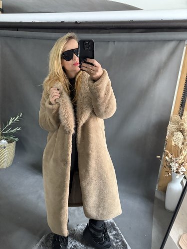 Kabát ICI-béžový