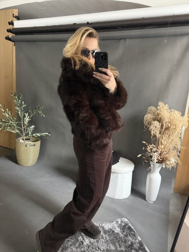 Kožúšok Stella-hnedý