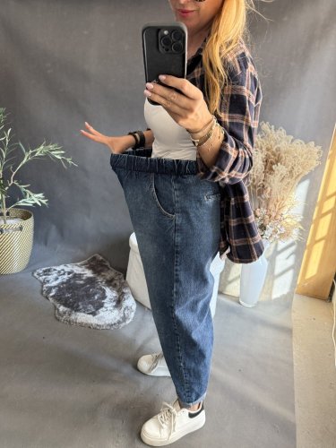 Džínové kalhoty sun PLUS SIZE-modré